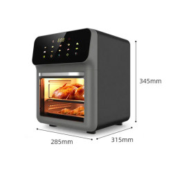 Friteuse à air intelligente COSORI 12L : chauffage rapide et cuisson précise